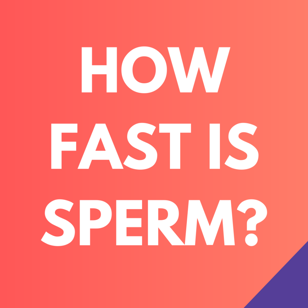 Does sperm take 15 minutes to reach the falopian tubes?