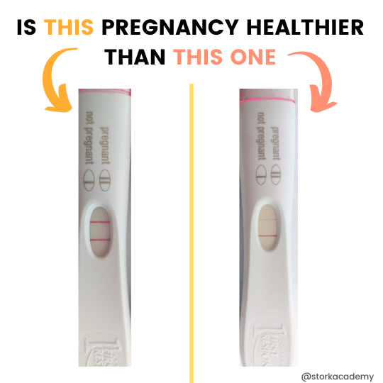 FRER Pregnancy testing, is a faint line as good as a dark line?