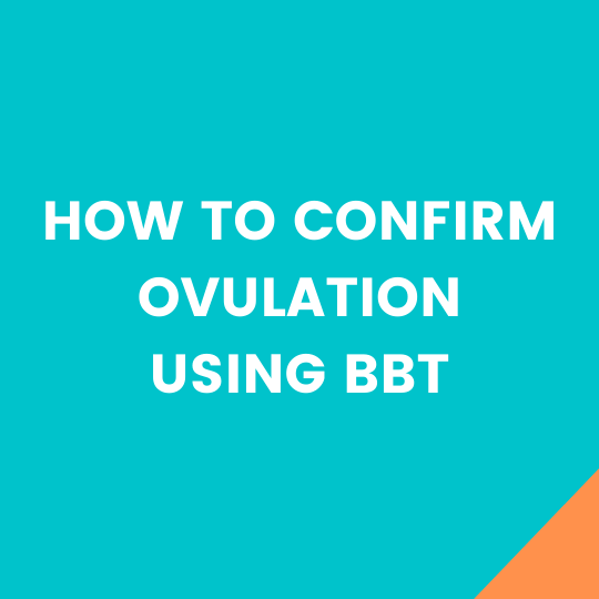 How to confirm ovulation using BBT