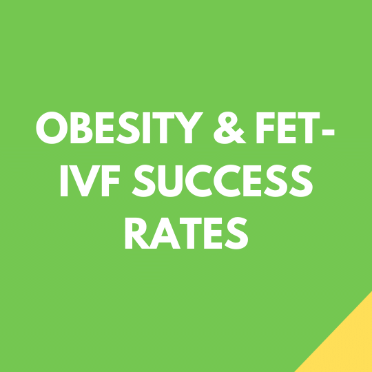 Quick Tip: Does Obesity Reduce the Odds of Success After a Frozen IVF transfer?