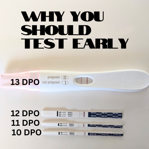 Early positive pregnancy test